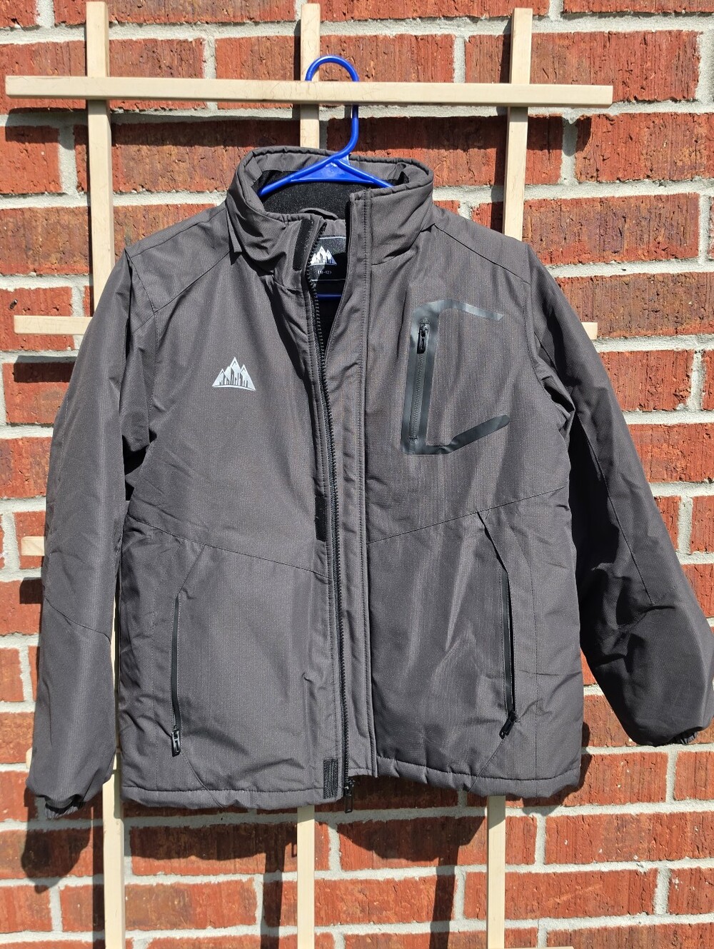 Sherpa lined waterproof jacket Black 11/12